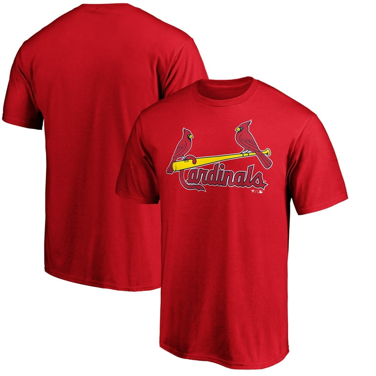 Men's Red St. Louis Cardinals Official Wordmark T-Shirt - Walmart.com