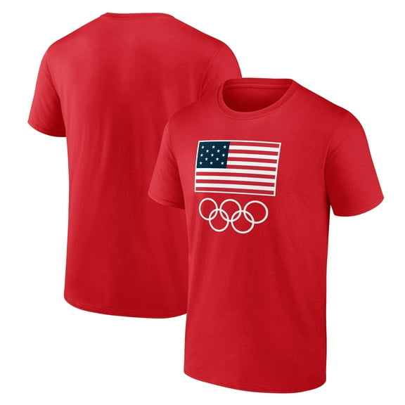 Men's  Red Team USA 2024 Olympics Primary Logo T-Shirt