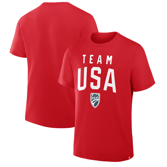 Men's Red Team USA Prime Luge Legacy T-Shirt