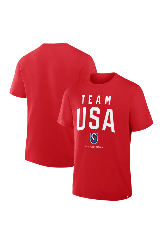 Men's Red Team USA Prime Speedskating Legacy T-Shirt