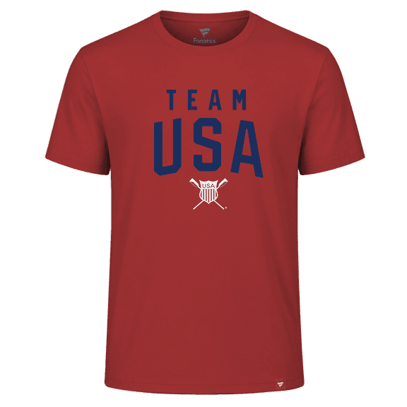 Men's Red Team USA Summer Games Rowing T-Shirt