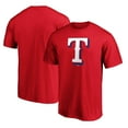 thumbnail image 1 of Men's Fanatics Red Texas Rangers Official Logo T-Shirt, 1 of 3