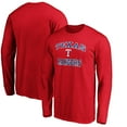 thumbnail image 1 of Men's Red Texas Rangers Team Heart & Soul Long Sleeve T-Shirt, 1 of 3