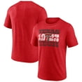 thumbnail image 1 of Men's Red Texas Tech Red Raiders Established Tri-Blend T-Shirt, 1 of 3