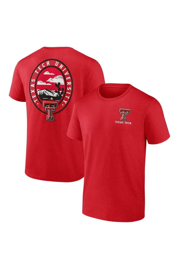Men's Red Texas Tech Red Raiders Staycation T-Shirt