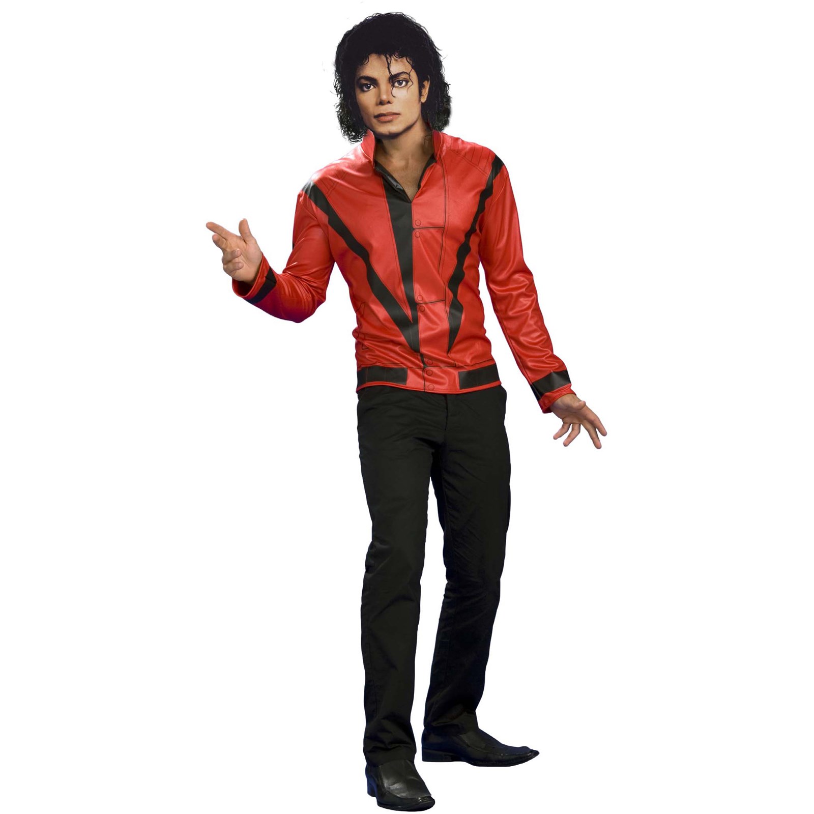 Men's Red Thriller Jacket Michael Jackson Costume, Adult, Halloween Costume - image 1 of 2