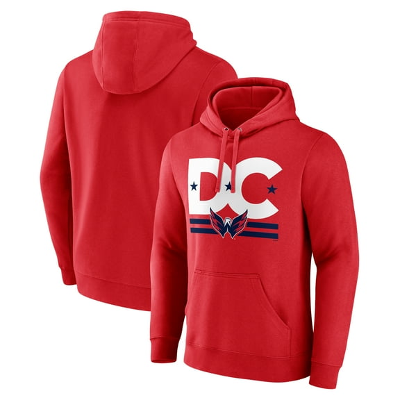 Men's Red Washington Capitals Proclamation Pullover Hoodie
