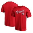 thumbnail image 1 of Men's Red Washington Nationals Team Lockup T-Shirt, 1 of 3