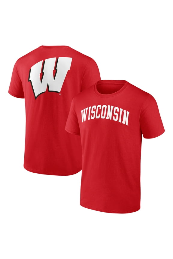 Men's Red Wisconsin Badgers Heritage Arch T-Shirt