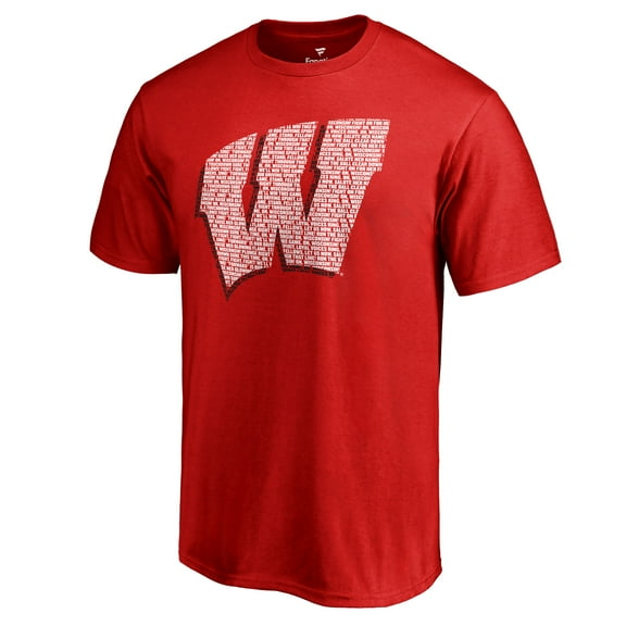 Men's Red Wisconsin Badgers Hometown Collection Fight Song T-Shirt