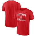 thumbnail image 1 of Men's Red Wisconsin Badgers In Bounds T-Shirt, 1 of 3