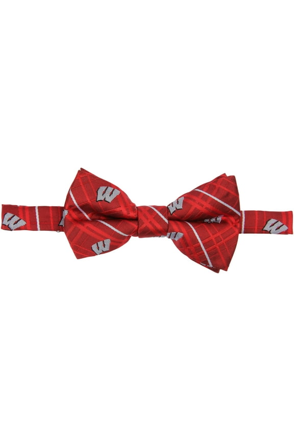 Men's Red Wisconsin Badgers Oxford Bow Tie