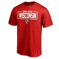 thumbnail image 1 of Men's Red Wisconsin Badgers We Are Icon T-Shirt, 1 of 3