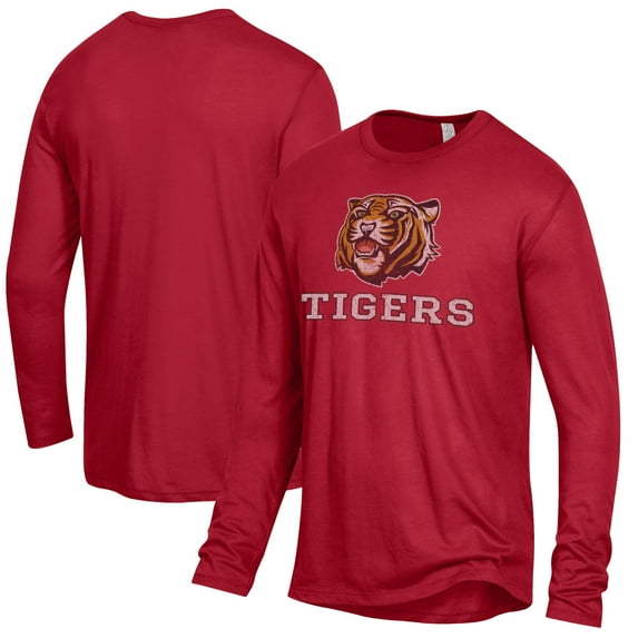 Men's Red Wittenberg University Tigers Keeper Long Sleeve T-Shirt