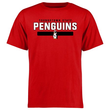 Men's Red Youngstown State Penguins Team Strong T-Shirt