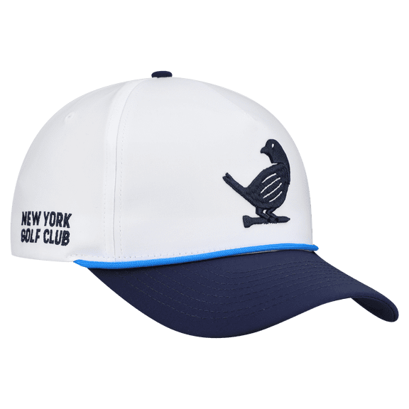 Men's Redvanly White New York Golf Club Bluebird Rope Adjustable Hat