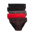 thumbnail image 1 of Men's Reebok 213PB15 Low Rise Briefs - 5 Pack (Black/Pomegranat/Pearl XL), 1 of 1