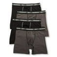 thumbnail image 1 of Men's Reebok 213PB43 Core Performance Boxer Briefs - 4 Pack (Black/Magnet XL), 1 of 1