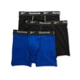 thumbnail image 1 of Men's Reebok 213WB22 Cooling Performance Boxer Briefs - 3 Pack (Black/Surf The Web M), 1 of 1
