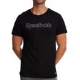 thumbnail image 1 of Men's Reebok 233LT38 Short Sleeve Crew Neck Graphic T-Shirt (Black L), 1 of 1