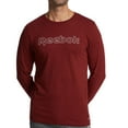 thumbnail image 1 of Men's Reebok 233LT43 Long Sleeve Crew Neck Graphic T-Shirt (Rhubarb XL), 1 of 1