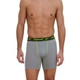 thumbnail image 1 of Men's Reebok 4-Pack Performance Boxer Brief Set Color: Pearl Monument Alloy Size: S, 1 of 4