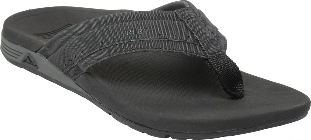 Reef Ortho-Bounce Woven Flipflop voor dames, zwart wit, 37.5 EU