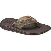 reef mens rover flip flop, brown, 7 m us