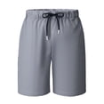 thumbnail image 1 of Men's Reflective Athletic Shorts 9" Inseam Quick Dry Night Running Short Pants with Mesh Lining, Elastic Waist Drawstring for Workout Training Basketball with Pockets, 1 of 8
