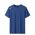 thumbnail image 1 of Men's Reflective Print Quick Dry Ice Silk T-Shirt - Sports & Casual Wear, Stay Cool Dry, Visibility Enhanced for Low Light, 1 of 6