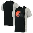thumbnail image 1 of Men's Refried Apparel Black/Heathered Gray Cleveland Browns Sustainable Split T-Shirt, 1 of 3