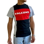 Men's Refried Apparel Heather Black Atlanta Falcons Sustainable Split T-Shirt