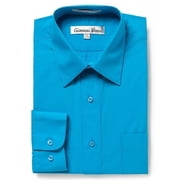 Gentlemens Collection Mens Dress Shirts - Regular Fit Long Sleeve Solid Dress Shirt - Best Dress Shirts for Men