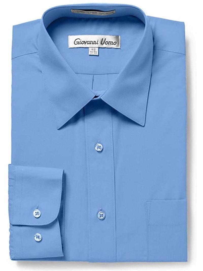 Gentlemens Collection Mens Dress Shirts - Regular Fit Long Sleeve Solid Dress Shirt - Best Dress Shirts for Men - Walmart.com Gentlemens Collection Mens Dress Shirts - Regular Fit Long Sleeve Solid Dress Shirt - Best Dress Shirts for Men - Walmart.com