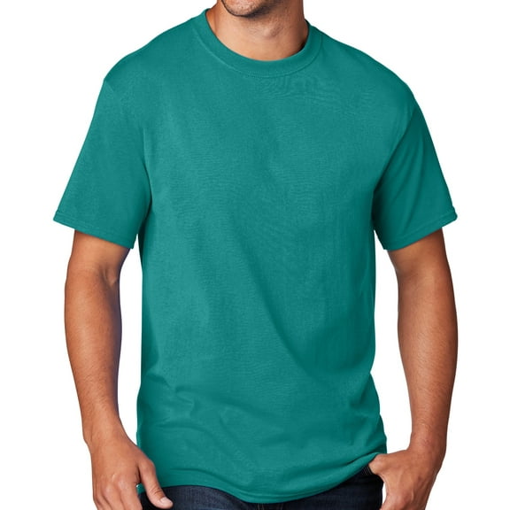 Men's Regular Guy Classic T-shirt, 3XL Bright Aqua Blue