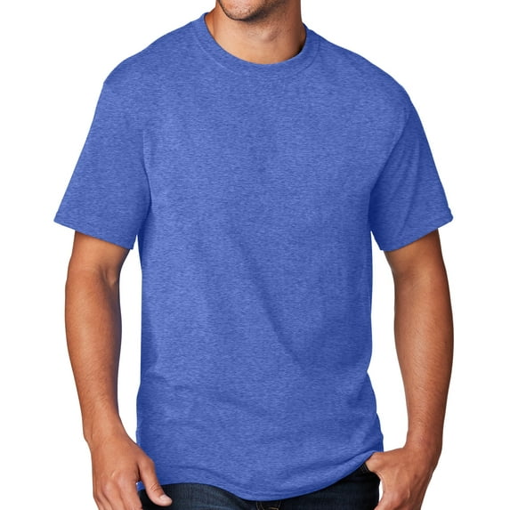Men's Regular Guy Classic T-shirt, 3XL Heather Royal Blue