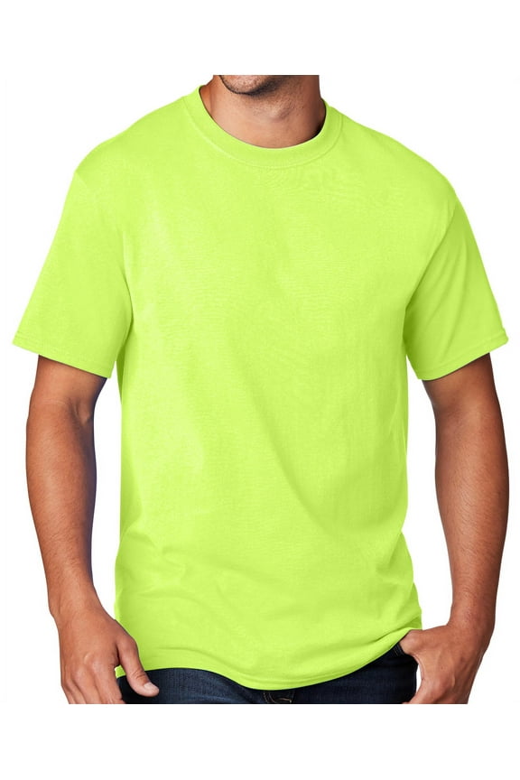 Men's Regular Guy Classic T-shirt, 3XL Neon Yellow