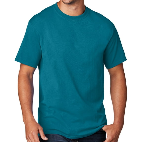Men's Regular Guy Classic T-shirt, 3XL Teal Blue
