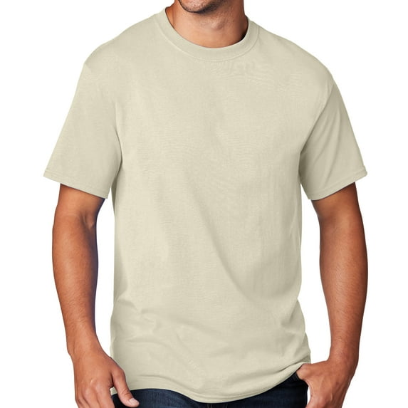 Men's Regular Guy Classic T-shirt, 4XL Natural Color