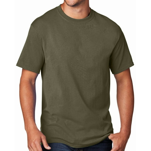 Men's Regular Guy Classic T-shirt, 4XL Olive Drab Green