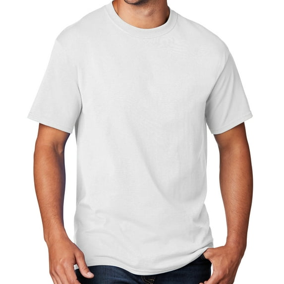 Men's Regular Guy Classic T-shirt, 4XL White