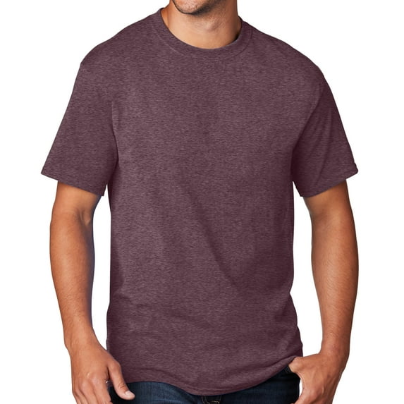 Men's Regular Guy Classic T-shirt, Large Heather Athletic Maroon