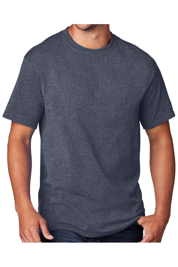 Men's Regular Guy Classic T-shirt, Large Heather Navy