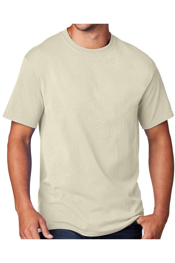 Men's Regular Guy Classic T-shirt, Large Natural Color