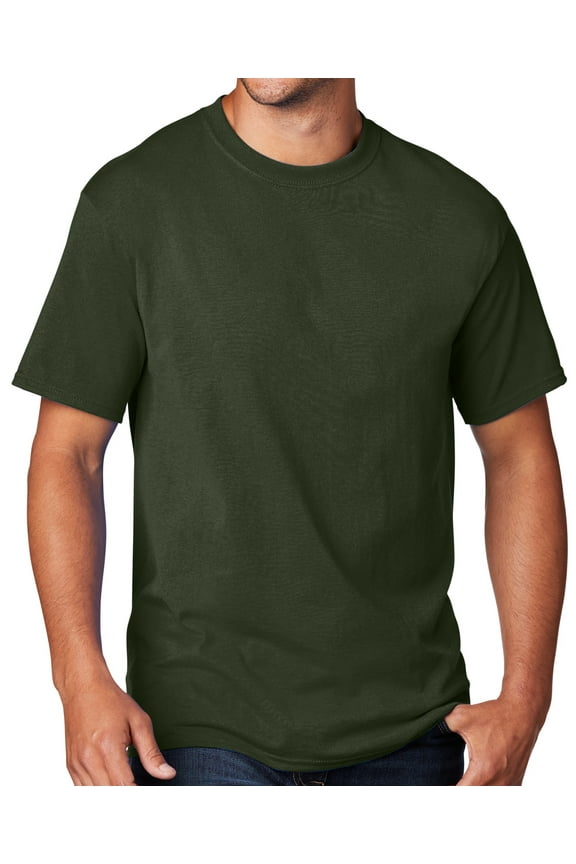 Men's Regular Guy Classic T-shirt, Large Olive Green