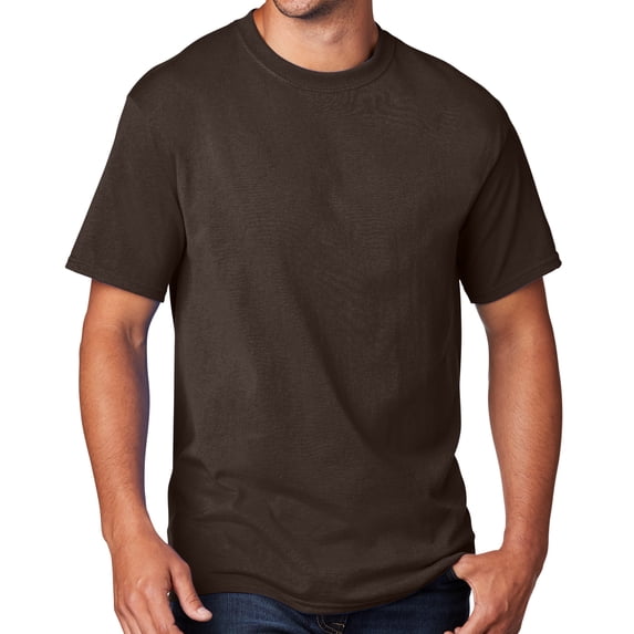 Men's Regular Guy Classic T-shirt, Medium Dark Chocolate Brown