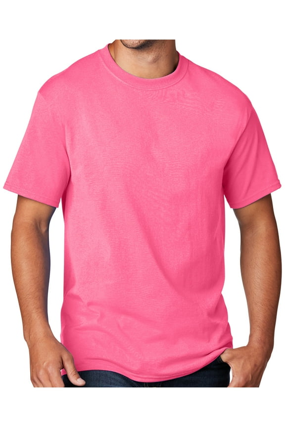 Men's Regular Guy Classic T-shirt, XL Neon Pink