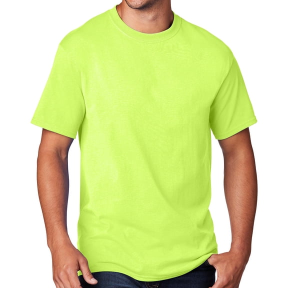 Men's Regular Guy Classic T-shirt, XL Neon Yellow