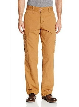 2-Pack Men’s Heavyweight Fleece-Lined Stretch Chino Uniform Work Pants (31”  Inseam)