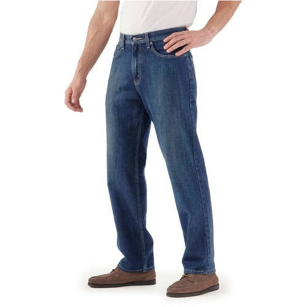 Jeans Voi Homme Relaxed - Taille 32/Longueur 30 - Bleu Délavé Foncé